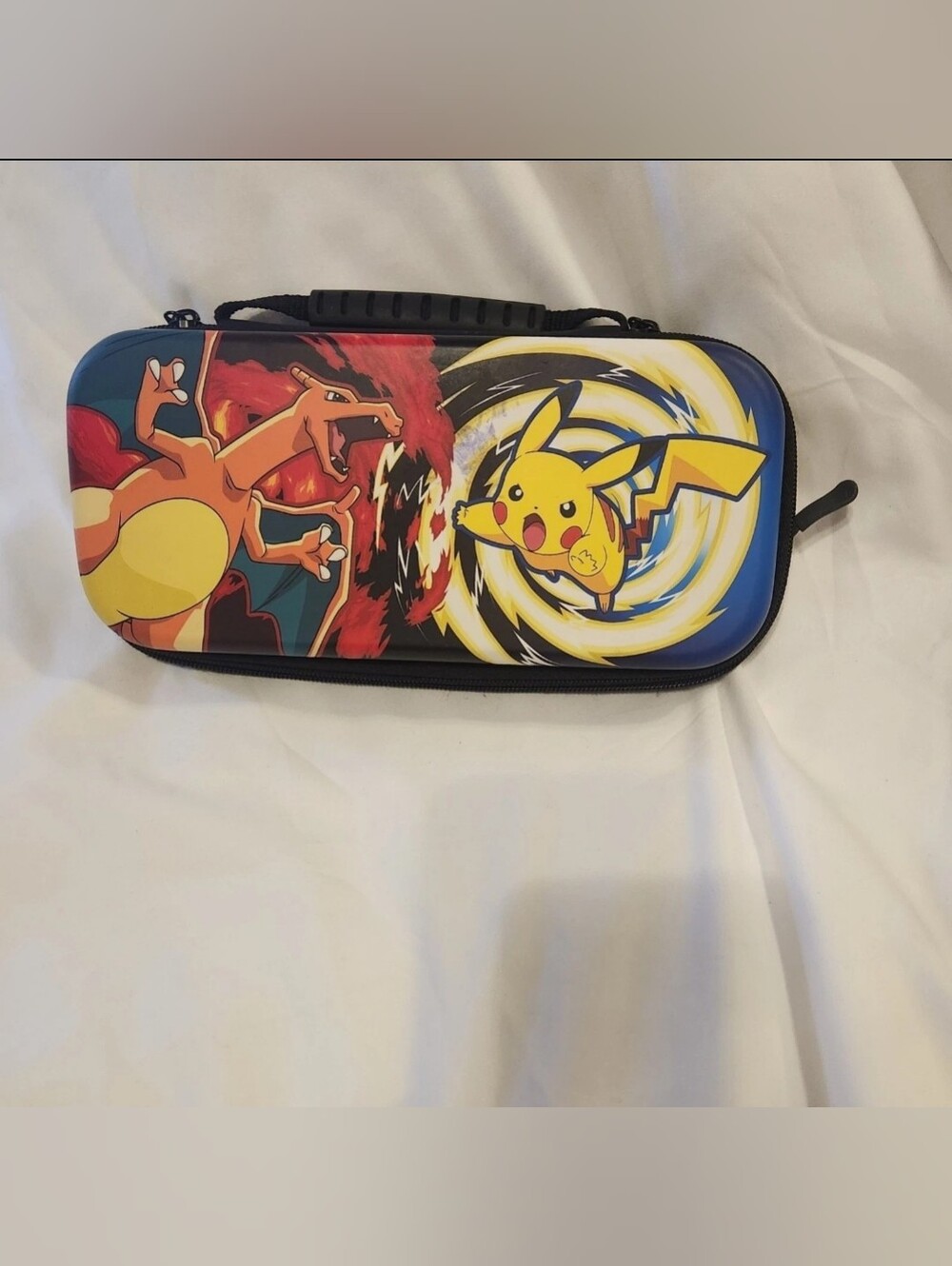 Pokemon Nintendo Swtich Case Charizard vs Pikachu PowerA Protective Case Zipper